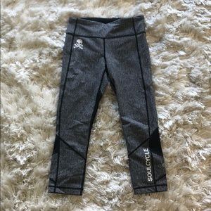 🎉HP🎉 SoulCycle x Lululemon Black+White Leggings
